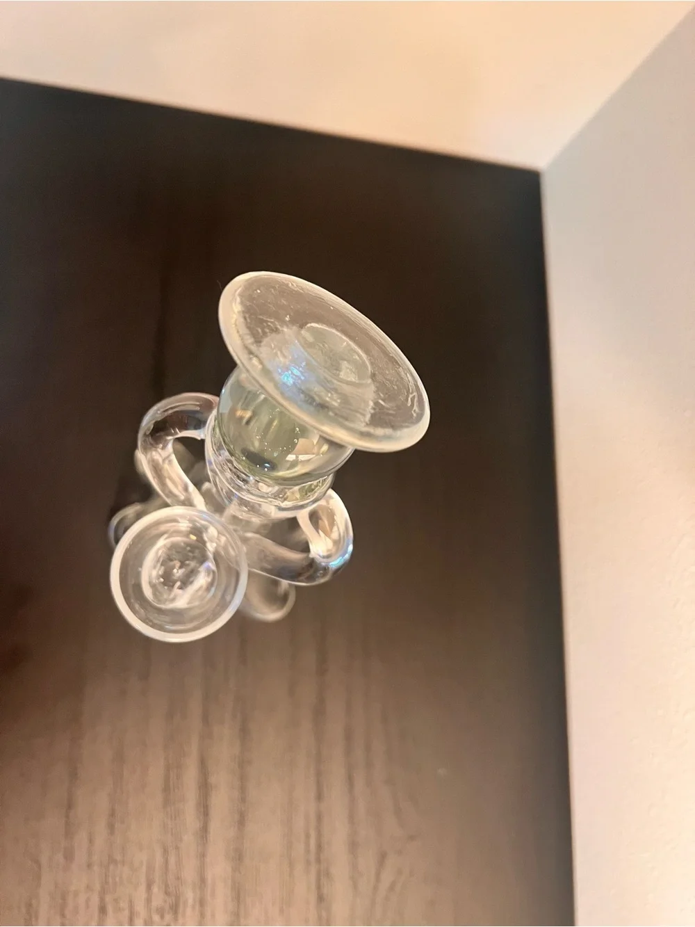 Clear Glass Angel Figurine Candle Holder - Clear